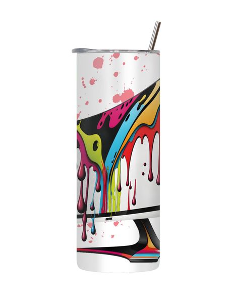 Screen 20 Oz Tumbler with Lid Straw Trendy Gaming Graphic Gamer Present 170