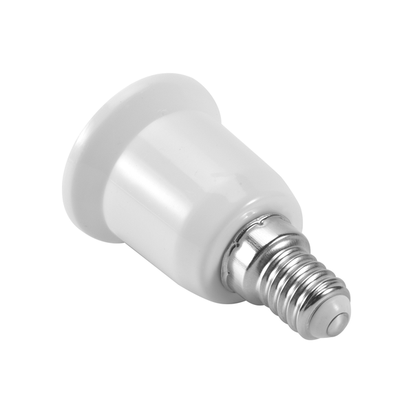 E14 to E27 Extend Base LED CFL Light Bulb Lamp Adapter Converter Screw