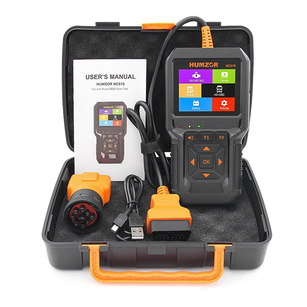 Humzor NexzCheck NC610 12V and 24V Gasoline and Diesel OBD2 Code Scanner