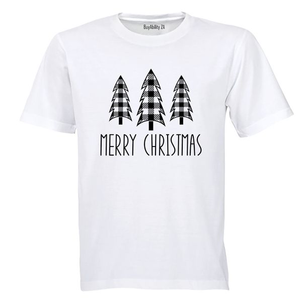 Merry Christmas Trees - Adults - T-Shirt