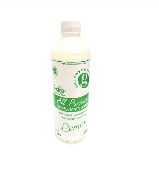 G-cide - All Purpose Surface Disinfectant Cleaner - Lemon 500ml