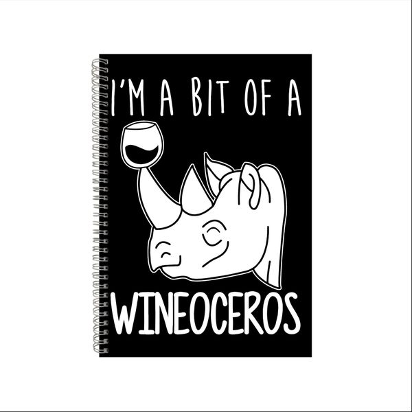 Wineoceros Notebook Wine Gift Idea A4 Notepad Pad 40