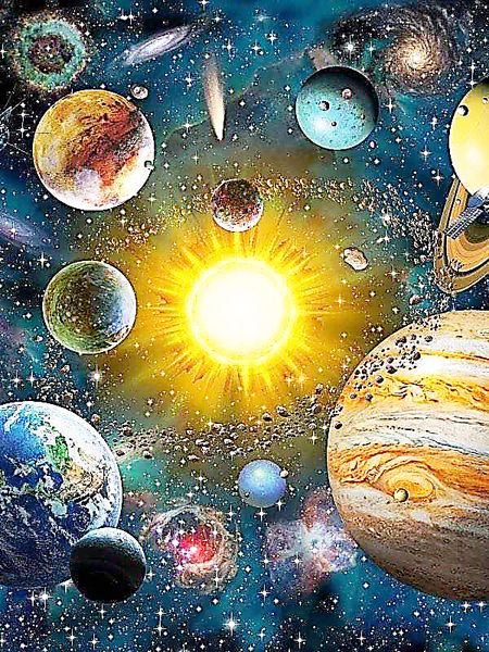 Diamond Painting DIY Kit_ 60cm x 80cm – Space Illustration MP233 | Shop ...