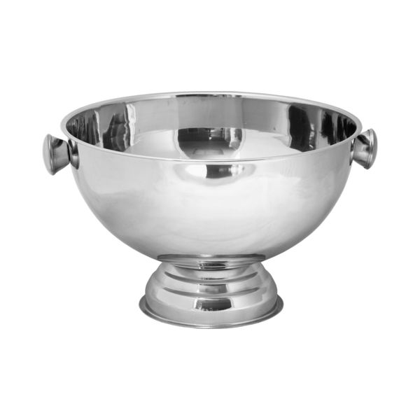 Bar Butler - Footed Champagne/ Ice Bowl With Silver Knobs 14L - Pack Of 2