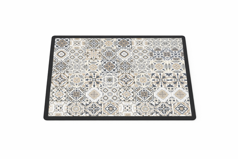 Washing Machine Protective Rubber Mat - Mosaic Tiles