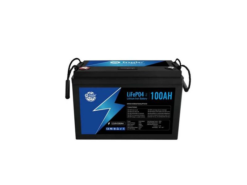 12.8V 100AH LiFeP04 Lithium Iron Battery - INGLE