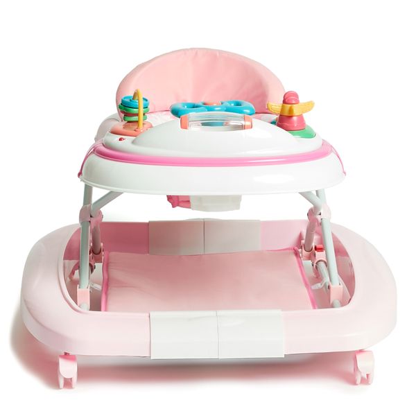 George &amp; Mason Baby - 3-in-1 Walker &amp; Rocker - Pink Stars