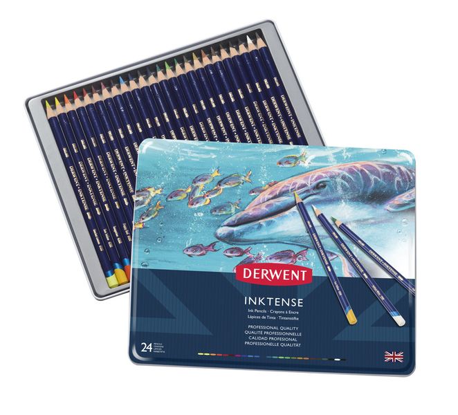 Derwent Inktense Pencils - Tin of 24