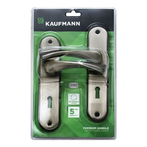Kaufmann - Lockset 3L Sabs Ms 6Inch Giovanni Bn/Sn