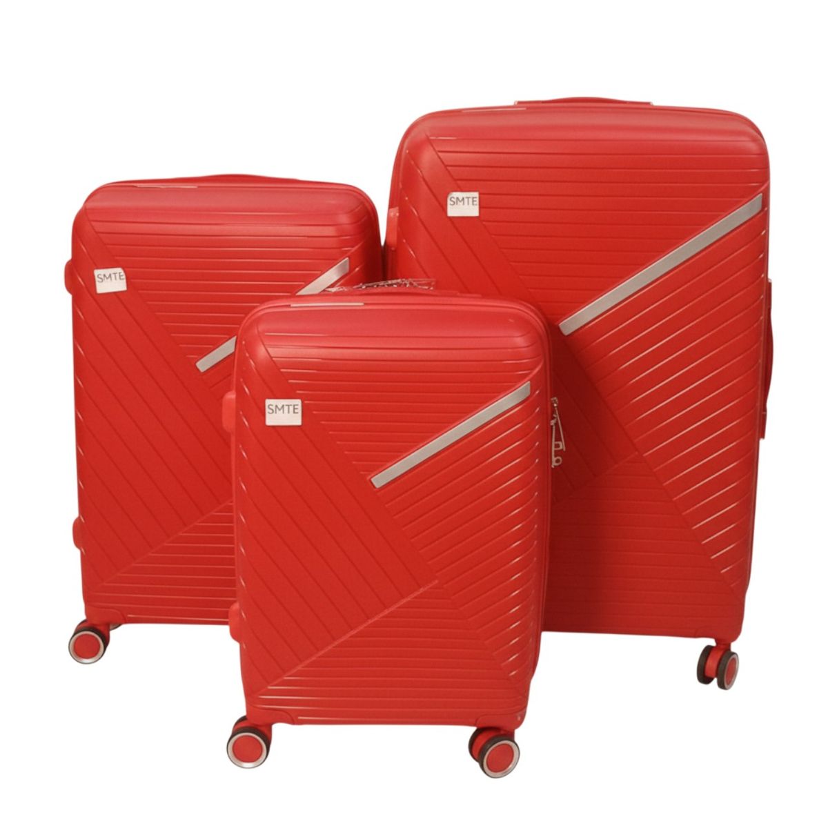 SMTE Unbreakable PP Hardshell Spinner Luggage Set - 3-Piece | Shop