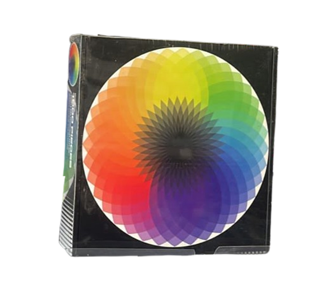 1000 Pieces Round Colorful Rainbow Jigsaw Puzzle