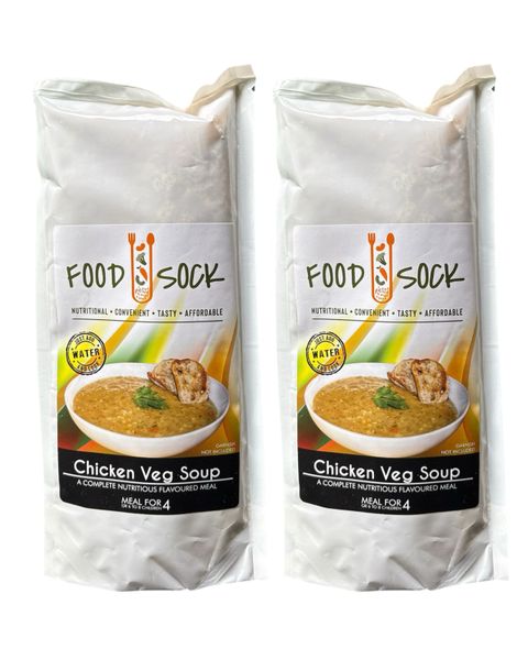 Foodsock Chicken Vegetable Soup Easy Meal Halaal Approved