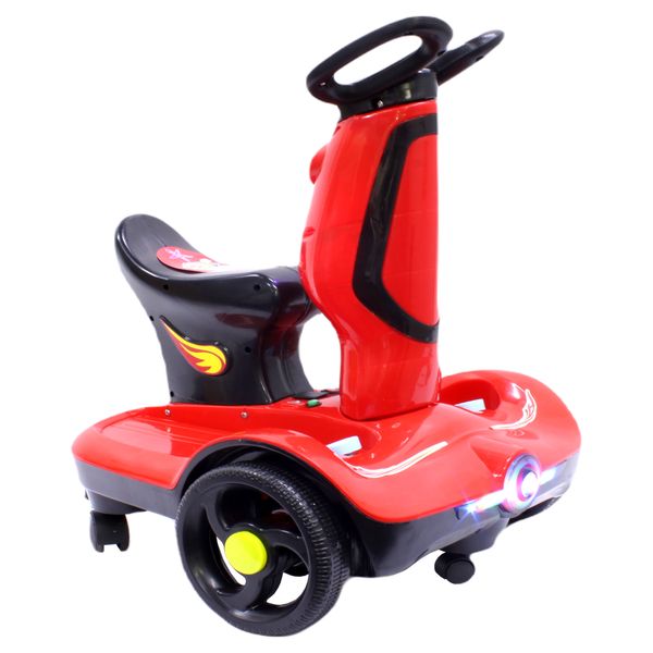 Electric Ride On Scooter - Hoverboard for Toddlers with Lights - 1 Seater