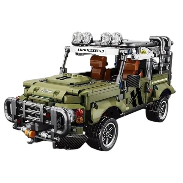 768-Pieces Military Off-Road Vehicle Building Block Set - Green
