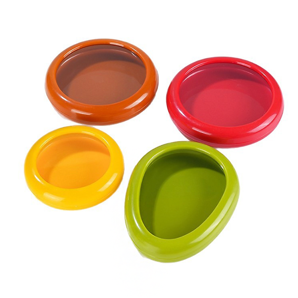 A Set Of 4 Storage Containers/Reusable Refrigerator For Food Preservation