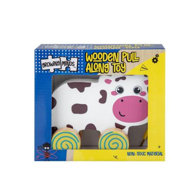 Growing Minds - Wooden Pull Along Toy Animal