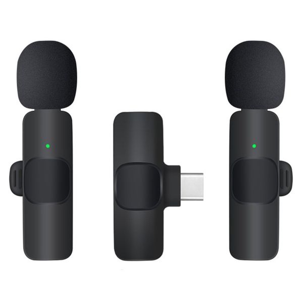 2 in 1 Wireless Microphone For Type-C Devices For Live, Recording , Show