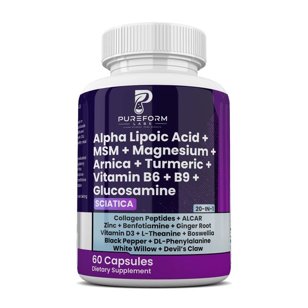 Alpha Lipoic Acid + MSM + Magnesium + Arnica + Turmeric Capsules