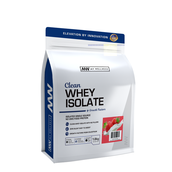 My Wellness Clean Whey Protein Isolate 1.8kg Strawberry