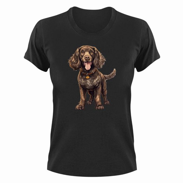 Water Spaniel T-Shirt Gift Idea Christmas Birthday Present 332
