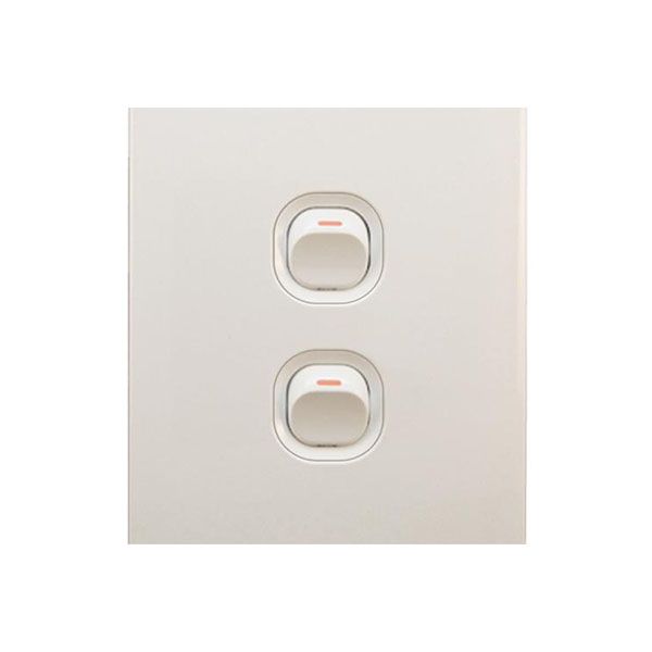 2 Lever Wall Switch Bundle - 4 x 4 - Set of 3 (ES2LSW02)