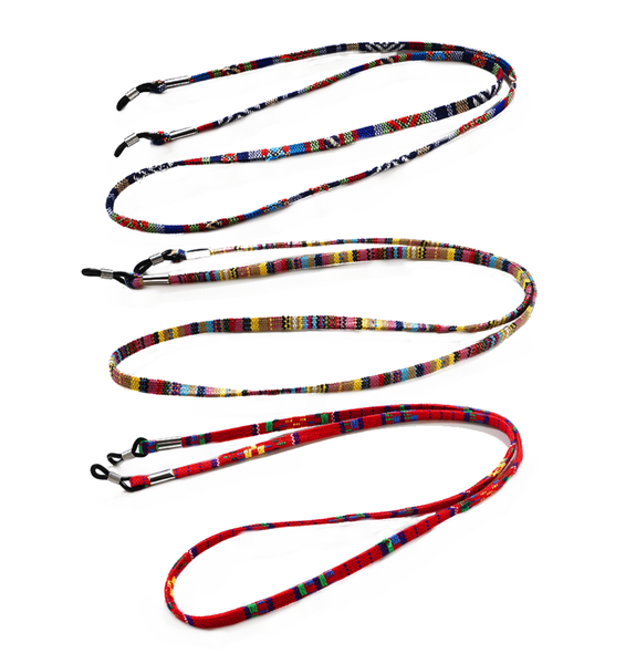 POU Ethnic Style Eyewear Straps - 3 Pairs