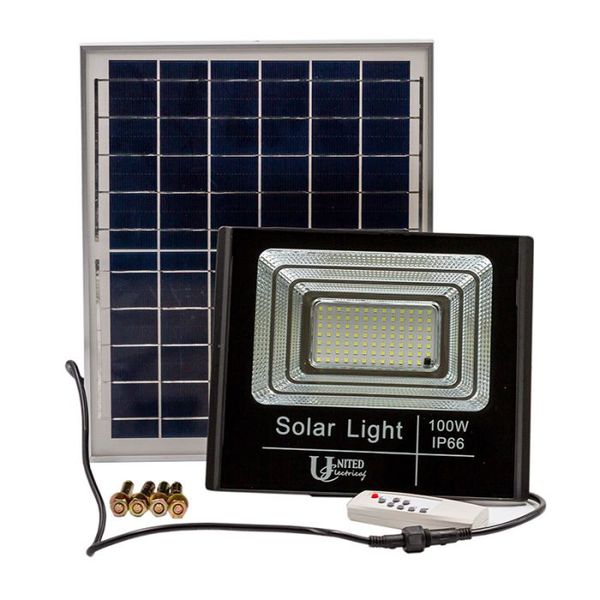 United Floodlight Solar 100W