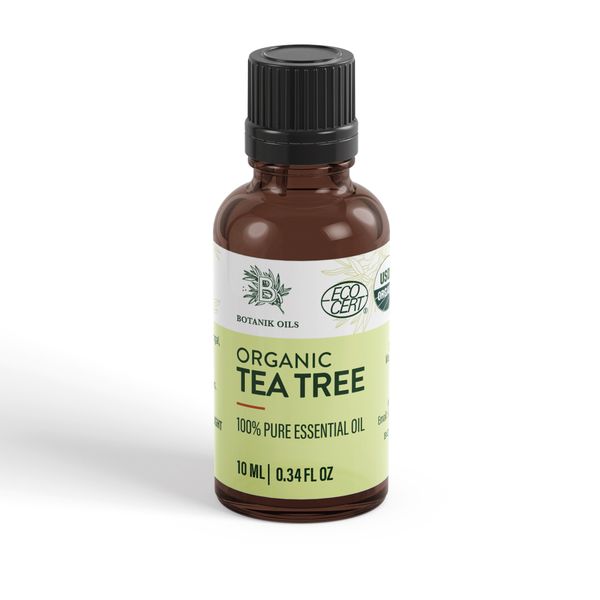 Organic Tea Tree Oil by Botanik Oils - 10ml