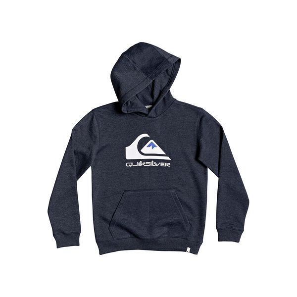 Quiksilver Big Logo Boys Pullover Hoodie - Navy