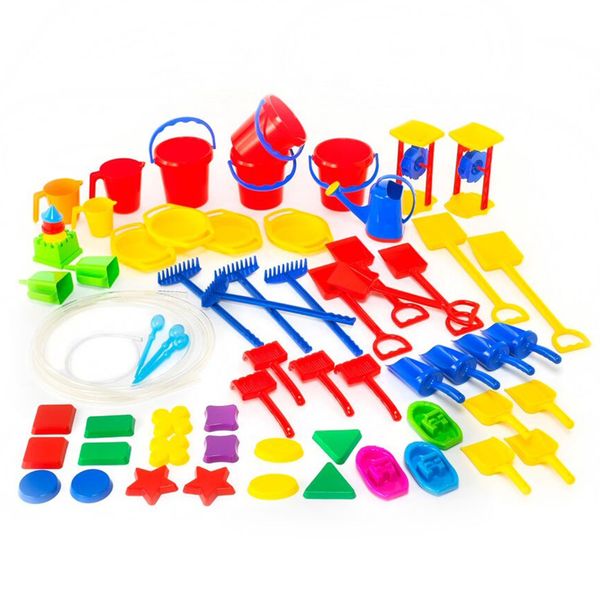 EDX Education Sand &amp; Water Play Classroom Set: 66 Pieces