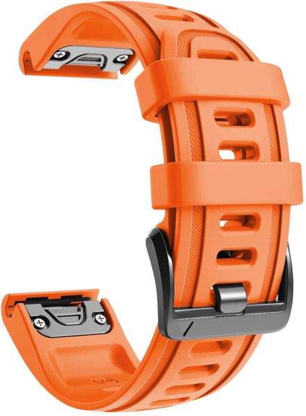 Silicone Band Compatible with Garmin Fenix 6s(20mm) -Orange