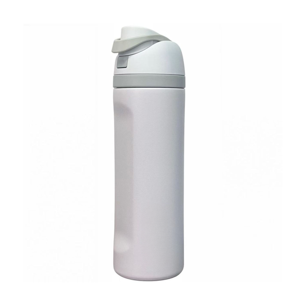 710ml Stainless Steel Hot/Cold Water Bottle/Flask with Straw &amp;Leakproof Lid