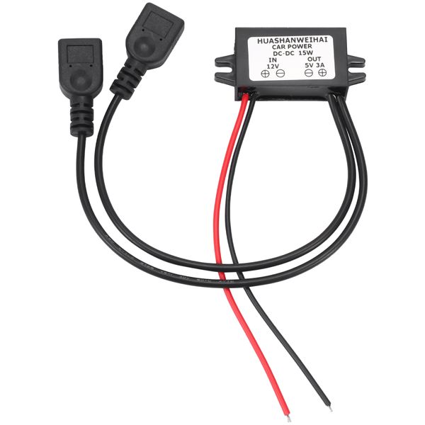 DC Converter 12V to 5V 3A Double 2 USB