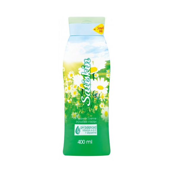 Satiskin Shower Gel- Powder Fresh - 400ml Pack