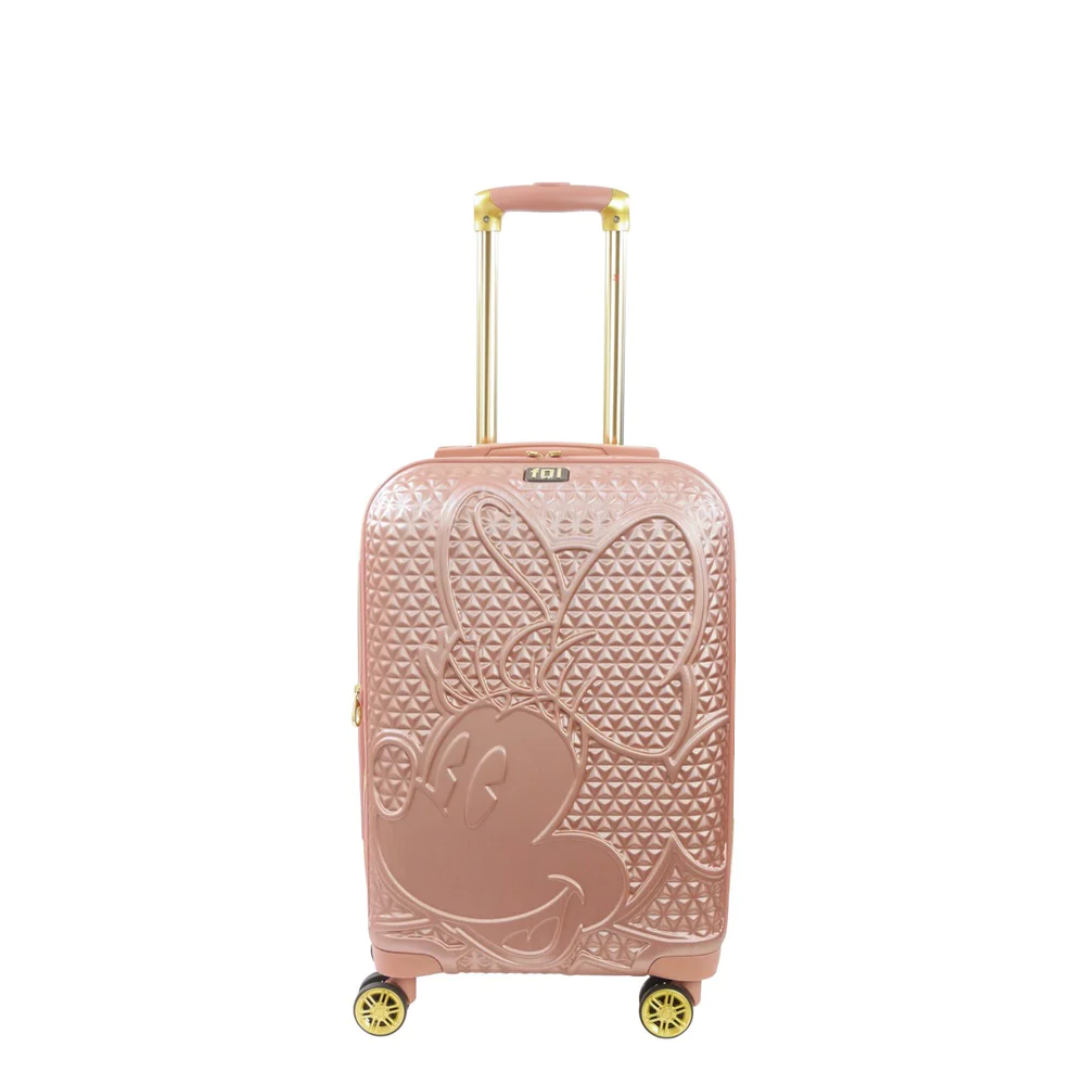 FUL Disney Minnie Mouse Luggage Spinner Suitcase 56cm Rose Gold   S Zoom.file