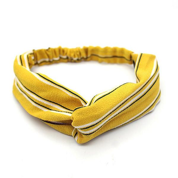 Trending Women's Twisted Headband - Summer Yellow