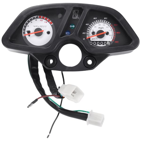 Motorcycle Speedometer Gear Gauge Tachometer Compatible with Suzuki