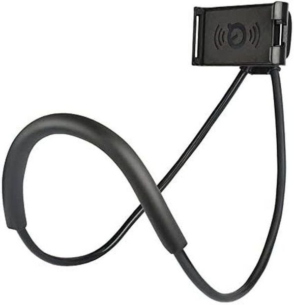 Lazy Neck Cell Phone Holder-Black