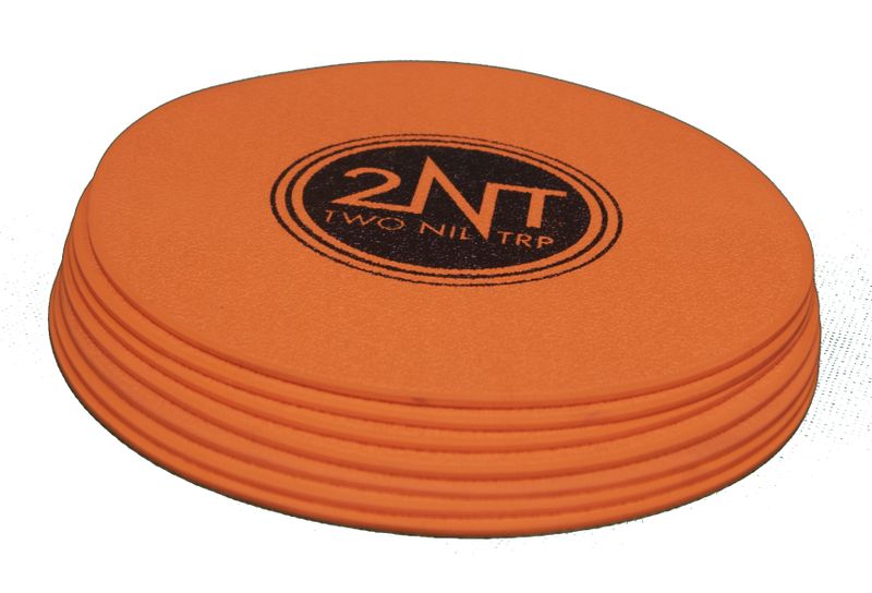 2NT Orange flat Disc set of 10 - 8" inch
