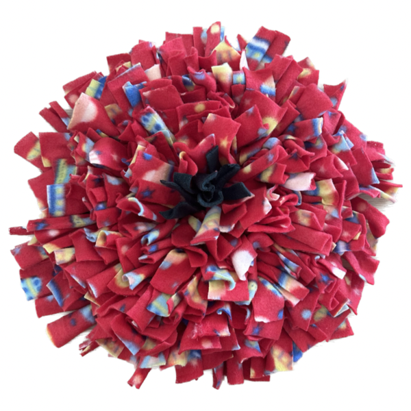 Handmade Festive Pet Snuffle Mat - Limited Edition Red