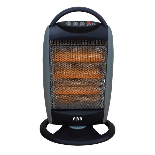 ALVA Electric Quartz Heater 1200W - Grey