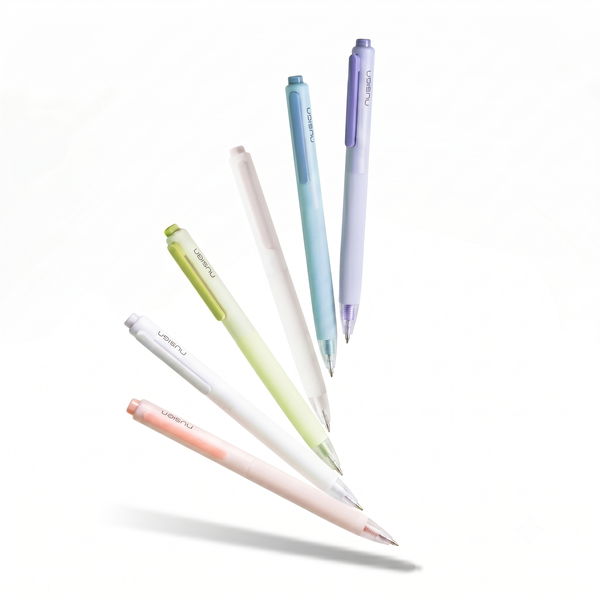 Deli Nusign Quick Dry Gel Pen 0.5mm Bullet Tip Exam Stationery Black 12pcs