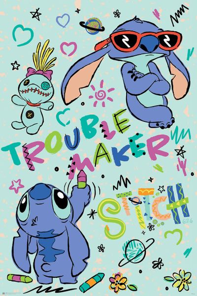 Lilo &amp; Stitch - Troublemaker Poster