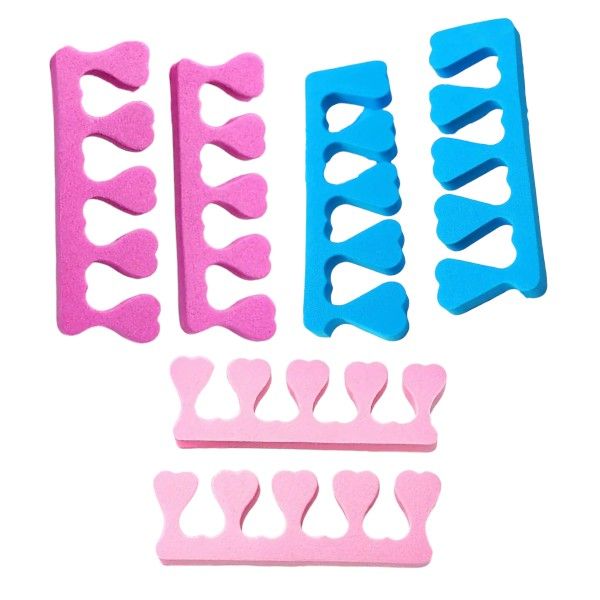 3 Pack Sponge Toe Separators For Nail Painting