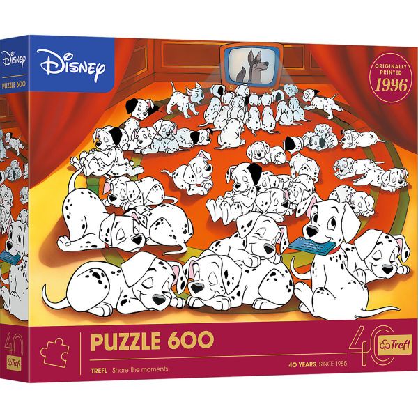 Trefl - 40th Anniversary Trefl - 101 Dalmatians - 600 Piece