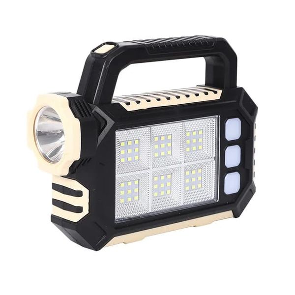 Outdoor Dual Power Source Portable Solar Powered Work Camping Light