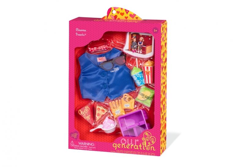 Our Generation Classic Cinema Accessory Set - Cinema Snacks