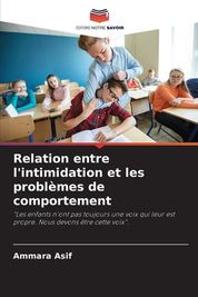 Relation Entre L'intimidation Et Les Probl?mes De Comportement | Shop ...