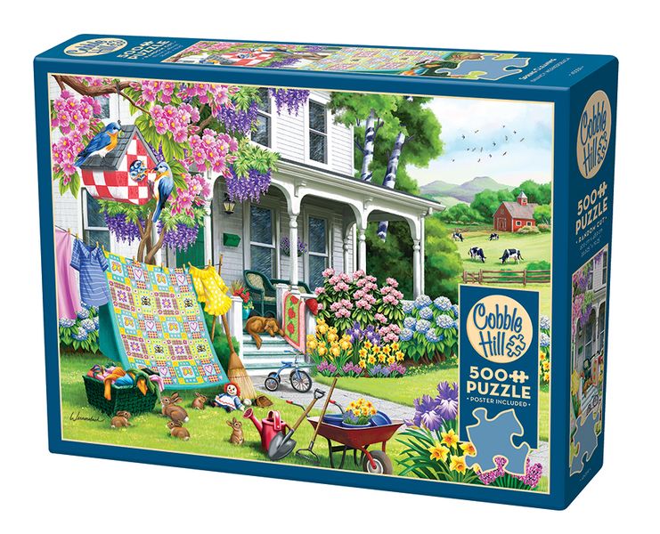Cobble Hill Spring Cleaning 500 Piece Puzzle
