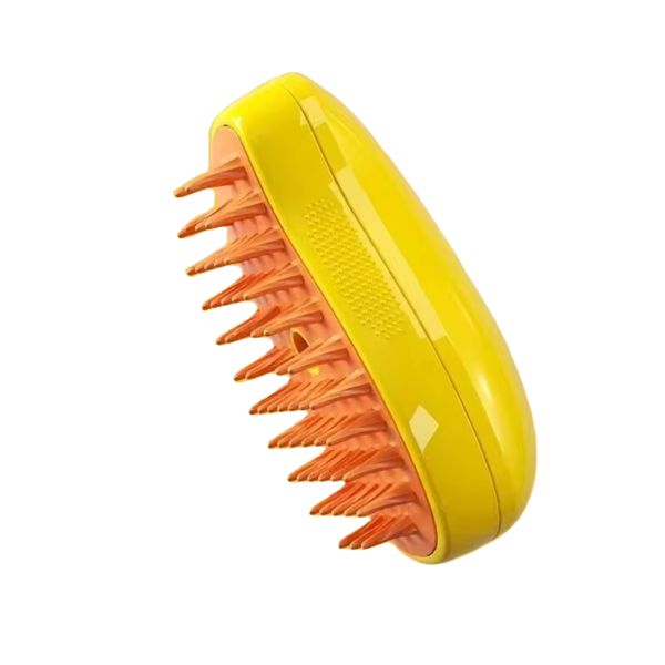 Rechargeable Water Spray Pet Brush With Soft Silicone Bristles
